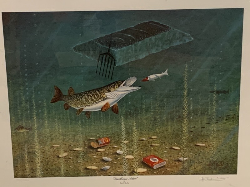 lot 30 image: Les Kouba Darkhouse Action Print