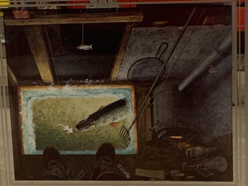 lot 33 image: Les Kouba Darkhouse Spearing Print