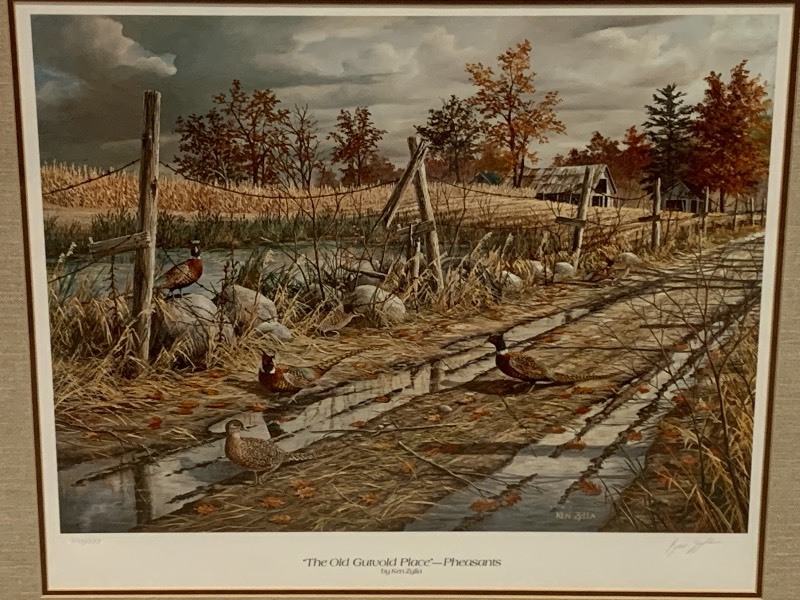 lot 34 image: Ken Zylla The Old Gutvold Place Print