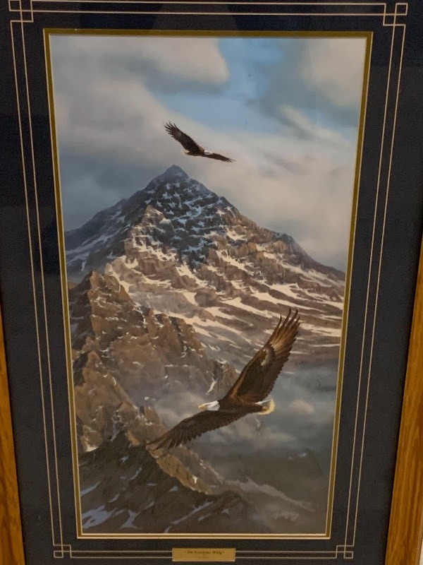 lot 37 image: Rick Kelley On Freedoms Wing Print