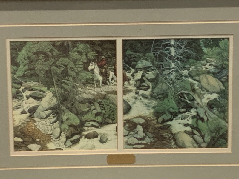 lot 38 image: Bev Doolittle The Forest Has Eyes Print