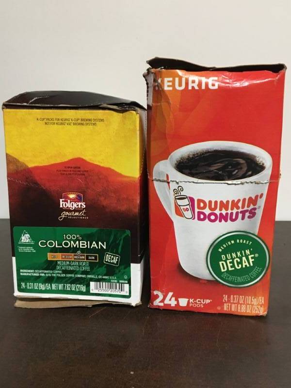 lot 41 image: Folgers and Dunkin Donuts K-Cups