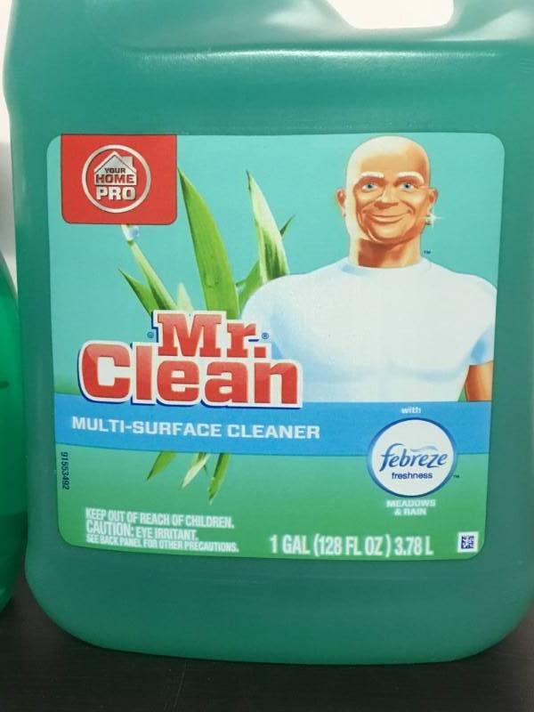 Mr. Clean Home Pro Multi-Purpose Cleaner with Febreze - Meadows & Rain - 1 gal