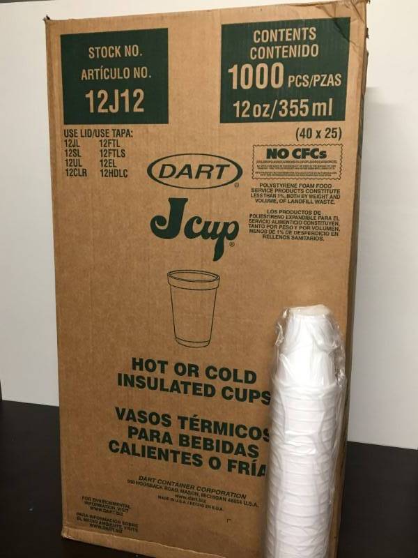 lot 36 image: Foam Cups