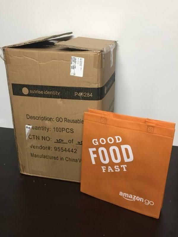 lot 74 image: Amazon Reusable Totes