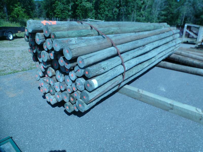 lot 39 image: Bundle of NEW 14 x 6 Treated Posts (68 Pieces)