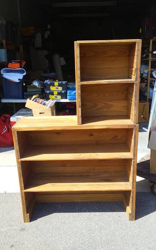 lot 26 image: Rustic Shelf 40x13x37, Other 19x12x24