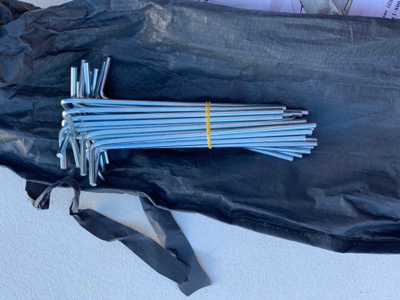 lot 47 image: Guide Gear 18 x 18 TeePee Tent Forest Green- Missing center pole
