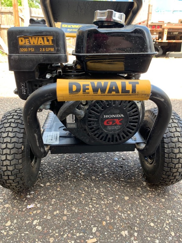 lot 59 image: DeWalt 3200 PSI GAS Pressure Washer- Tool Only