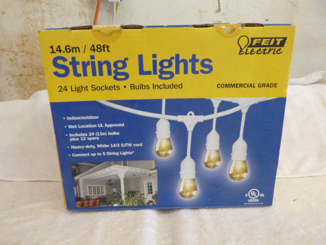 lot 12 image: Feit Electric String Lights