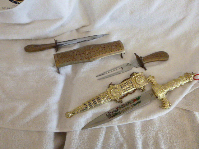 lot 53 image: 2 Decorative Knives