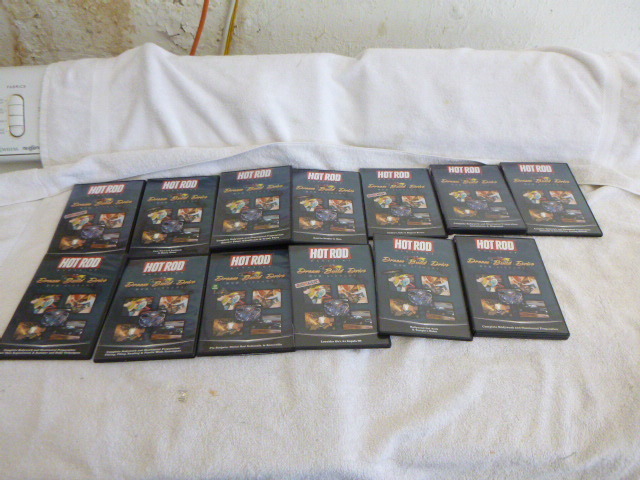 lot 63 image: 13 Hot Rod Magazine Dream Build Drive DVD Library