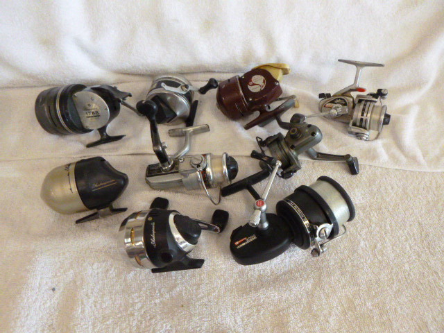 lot 94 image: 9 Fishing Reels