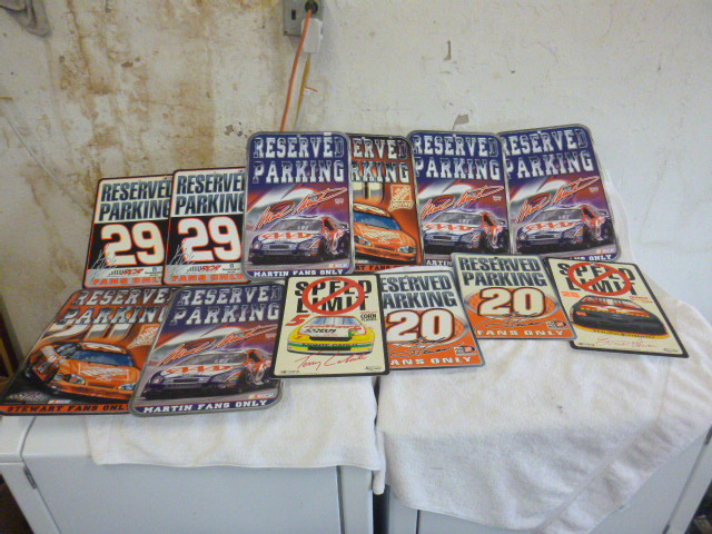 lot 134 image: NASCAR Signs