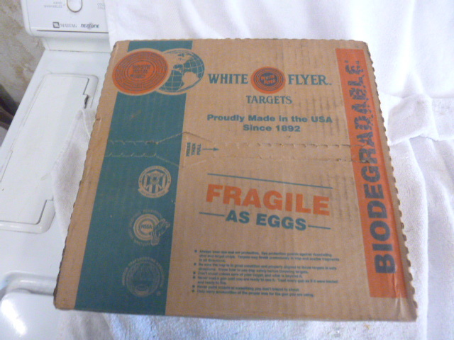 lot 141 image: Case of White Flyer Targets