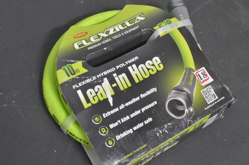 lot 18 image: Flexzilla 58 in. x 10 ft. Garden Lead-In Hose with 34 in. GHT Fittings