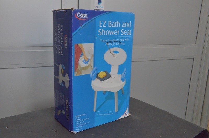 lot 26 image: Carex Health Brands E-Z Tub and Shower Seat with Handles
