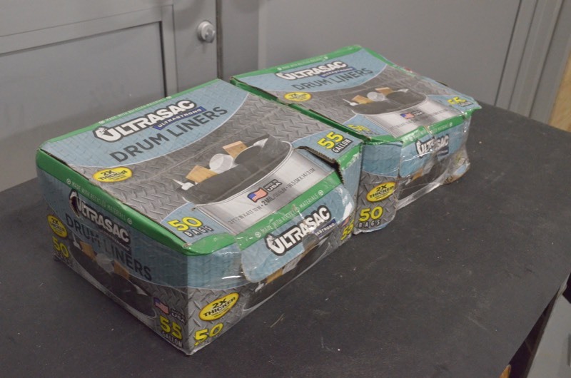 lot 58 image: Ultrasac 55 Gal. Drum Liner Trash Bags (50 Count)x2 boxes