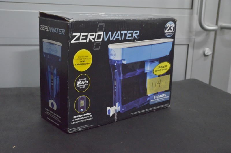 lot 114 image: Zero Water 23-Cup Water Dispenser and Filtration System