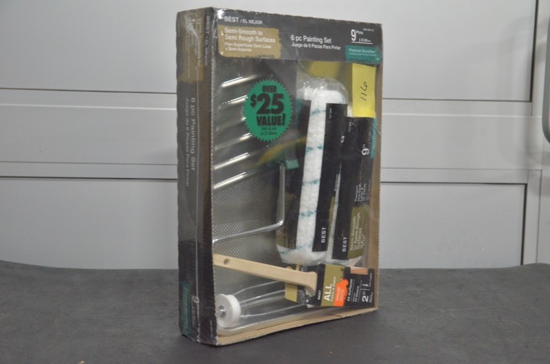 lot 116 image: 6-Piece Microfiber Paint Tray Kit