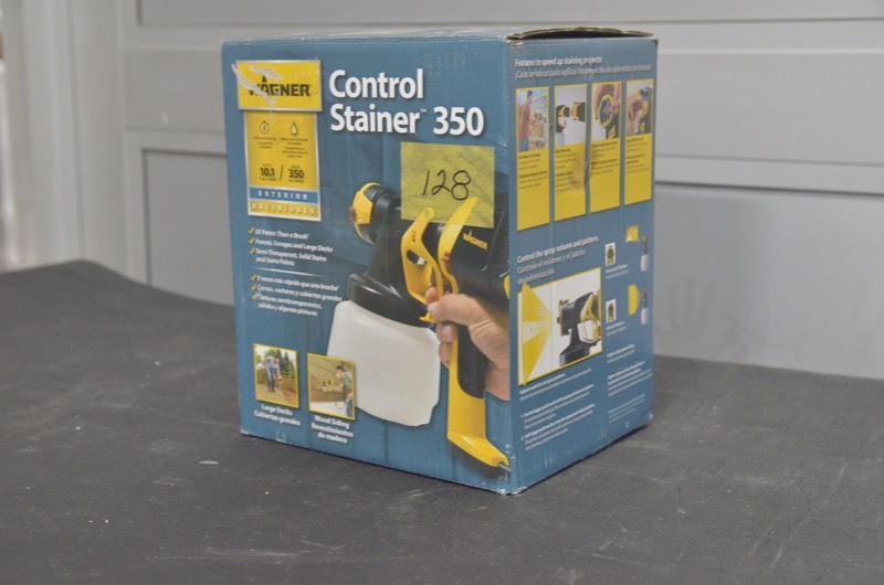 lot 128 image: Lightly Used Wagner Control Stainer 350 HVLP Handheld Sprayer