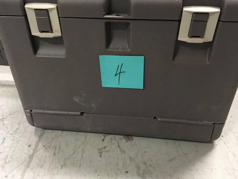 lot 4 image: RYOBI 16 in. 37cc 2-Cycle Gas Chainsaw with Heavy-Duty Case in very good condition