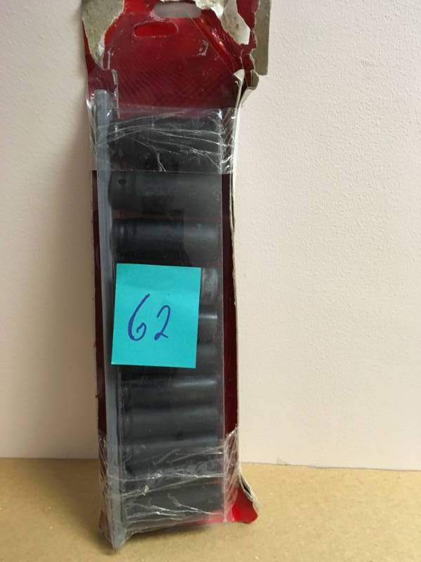 lot 62 image: Husky 12 in. Drive Deep Metric Impact Socket Set (11-Piece) in good condition
