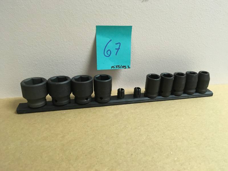 lot 67 image: HUSKY SOCKET SET MISSING 2 PCS