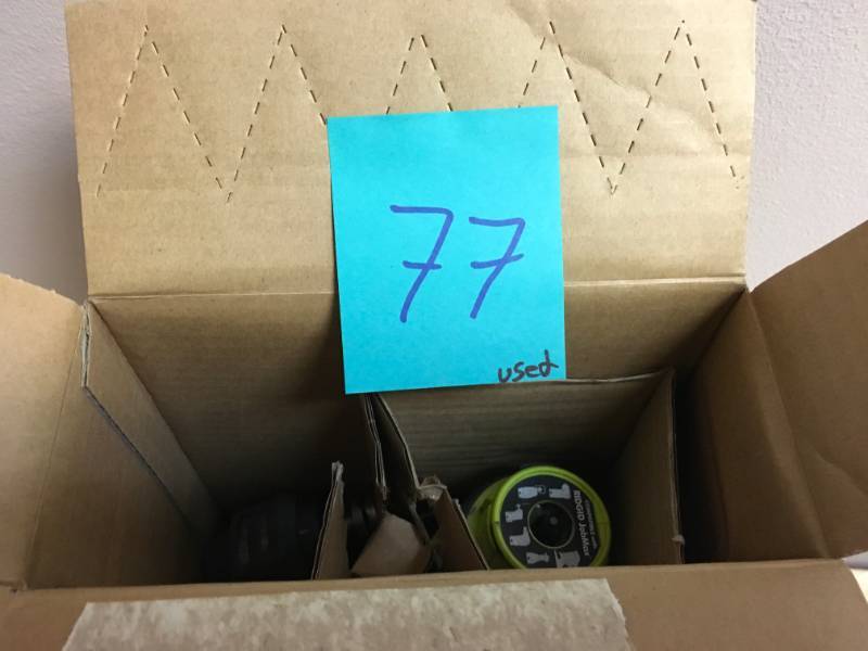 lot 77 image: RYOBI 18-Volt ONE JobPlus Base with Multi-Tool Attachment (Tool-Only) USED in good condition