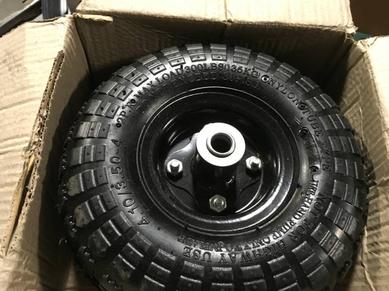 lot 102 image: Pneumatic Wheel, 4.103.50-4, PR 1800  in good condition