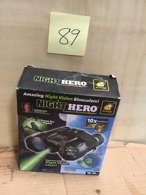 lot 89 image: Night Vision 10x Binoculars in good condition