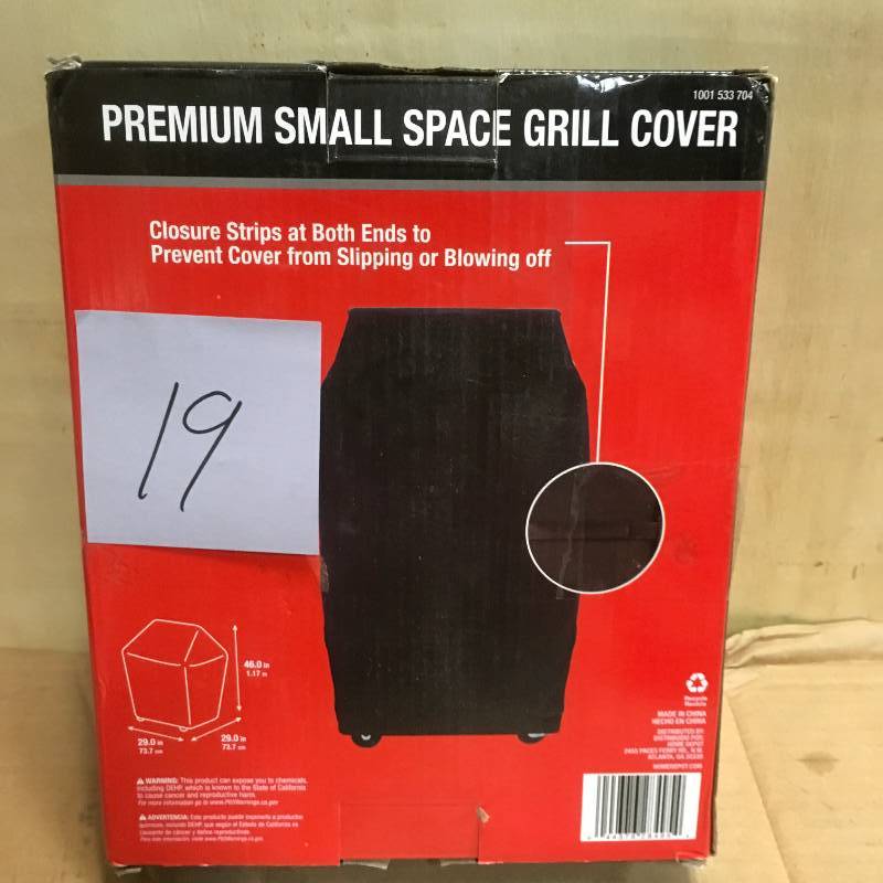 Premium Small Space Gas Grill Cover in good condition