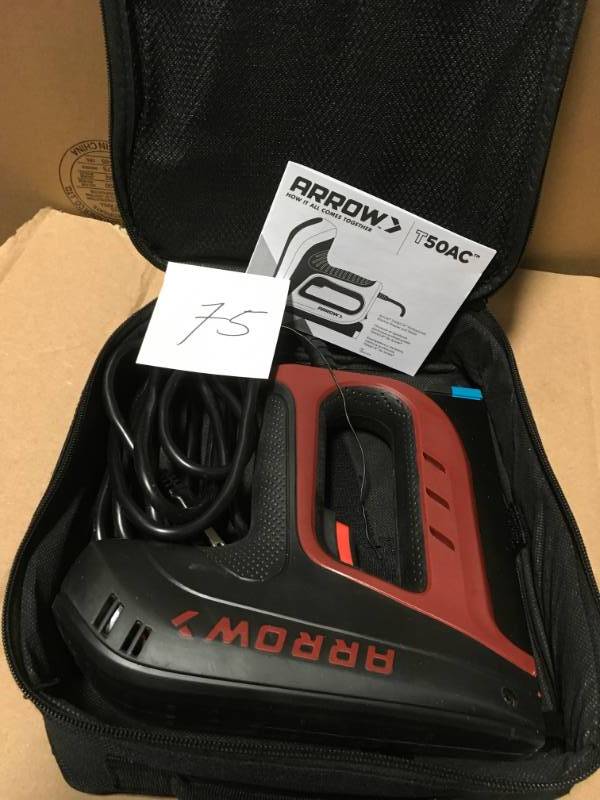 Arrow T50AC 38-in Corded Electric Staple Gun in good condition