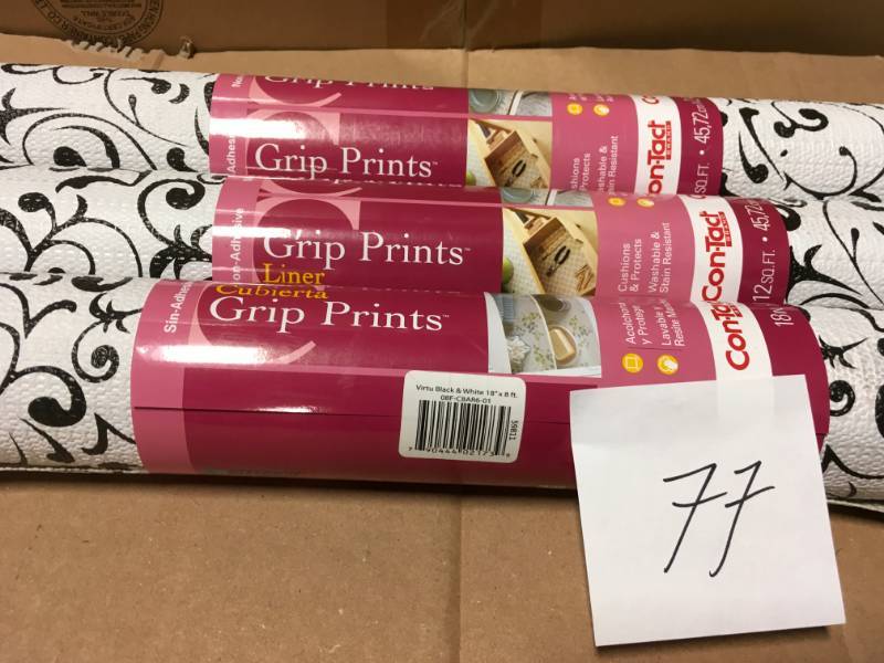 Con-Tact Grip Prints Non Adhesive Liner not used