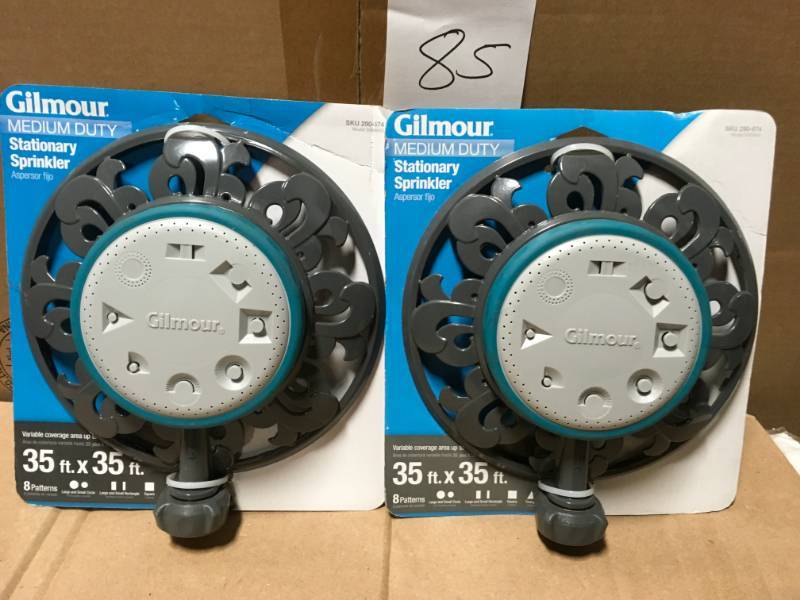 Gilmour 1,225 sq. ft. 8-Pattern Stationary Sprinkler in good condition