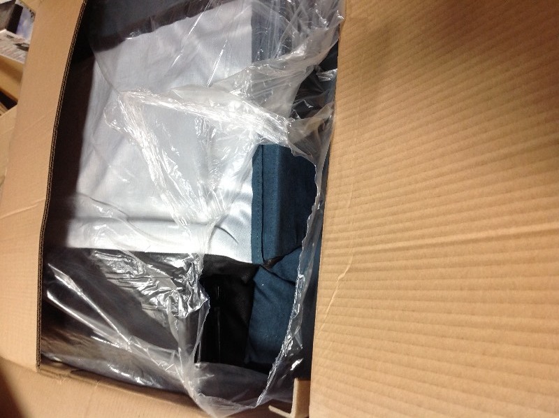 lot 107 image: Blue Microfiber Recliner in good conditions
