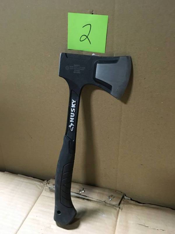 lot 2 image: Husky 22 oz. Steel Multi-Utility Axe  in good condition