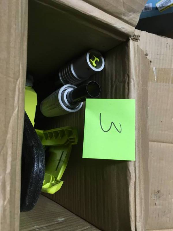 lot 3 image: RYOBI 8 in. 40-Volt Lithium-Ion Cordless Pole Saw - Battery and Charger Not Included  in good condition
