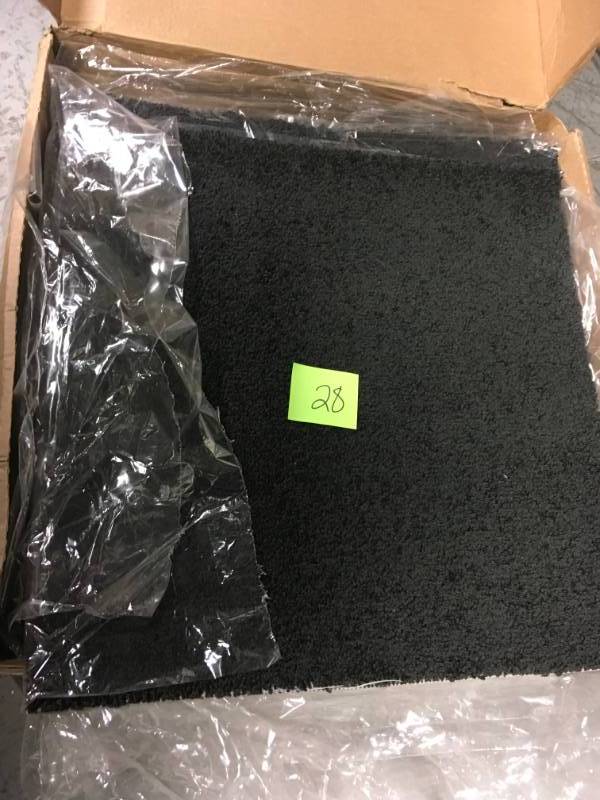 lot 28 image: Simply Seamless Mid-Century Dinner Jacket 24 in. x 24 in. Residential Carpet Tile (12 TilesCase) not used
