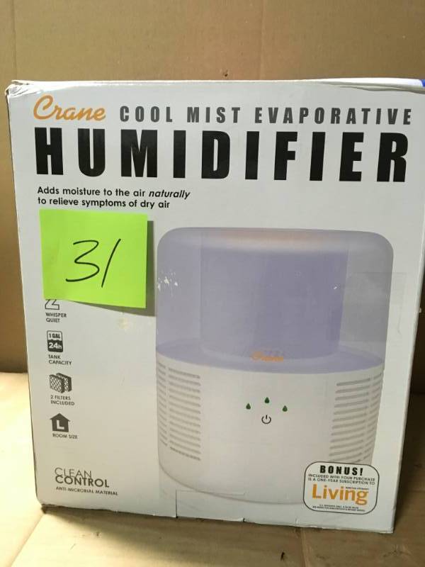 lot 31 image: Crane Evaporative Humidifier in good condition