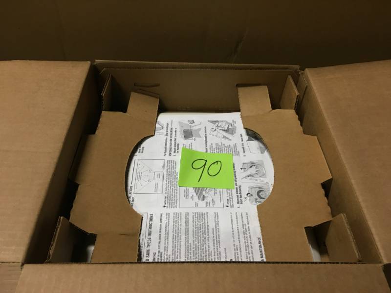 lot 90 image: NuTone InVent Series 110 CFM WallCeiling Installation Bathroom Exhaust Fan, ENERGY STAR in good condition