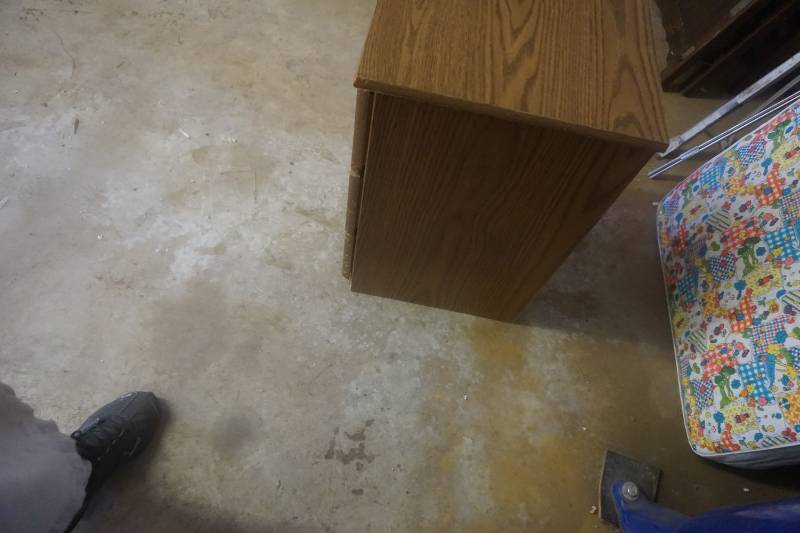 lot 105 image: 3 Drawer Wood File Cabinet