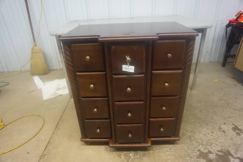 12 Drawer Wood Utility Dvd Cd Storage Cabinet Brainerd Lakes