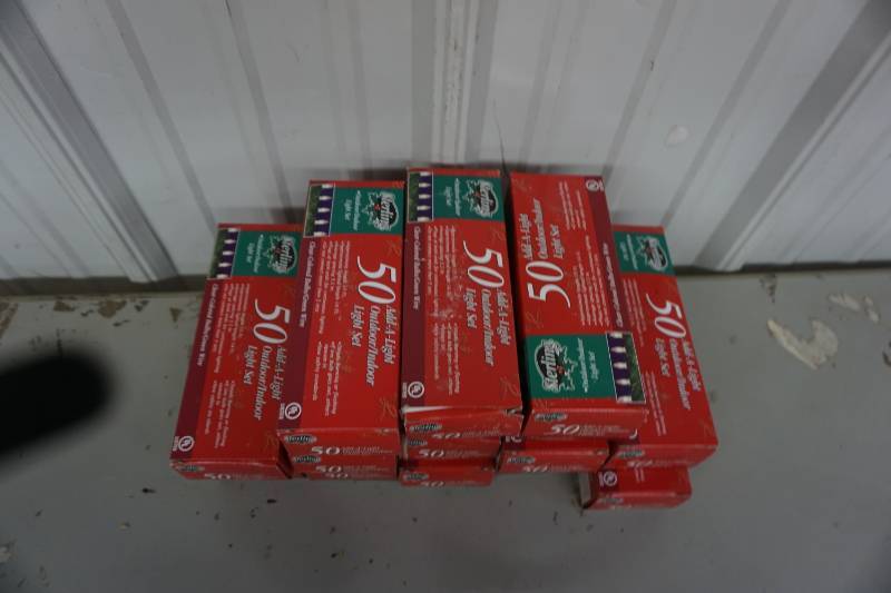 lot 155 image: 13  - Sterling 50 pc IndoorOutdoor Light Sets