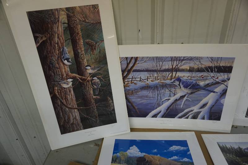 lot 179 image: Large Lot of Wild Life Prints