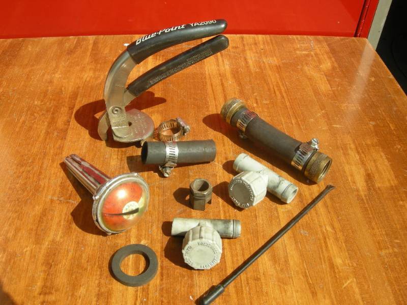 lot 101 image: Blue-Point Radiator Cap Wrench and Coolant Accessories