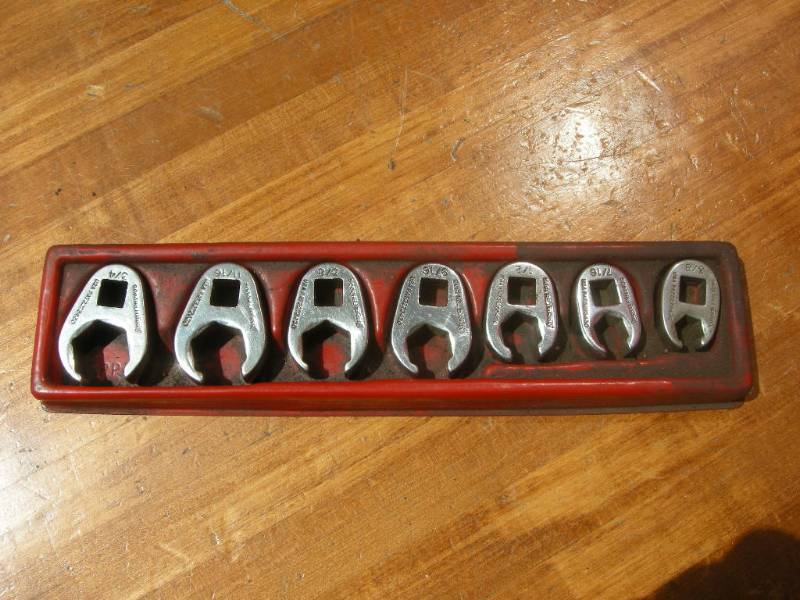 lot 140 image: Snap-On 7pc Crows Feet Set