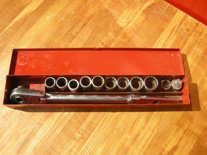 lot 158 image: MAC Tools - Front End Alignment Ratchet Set
