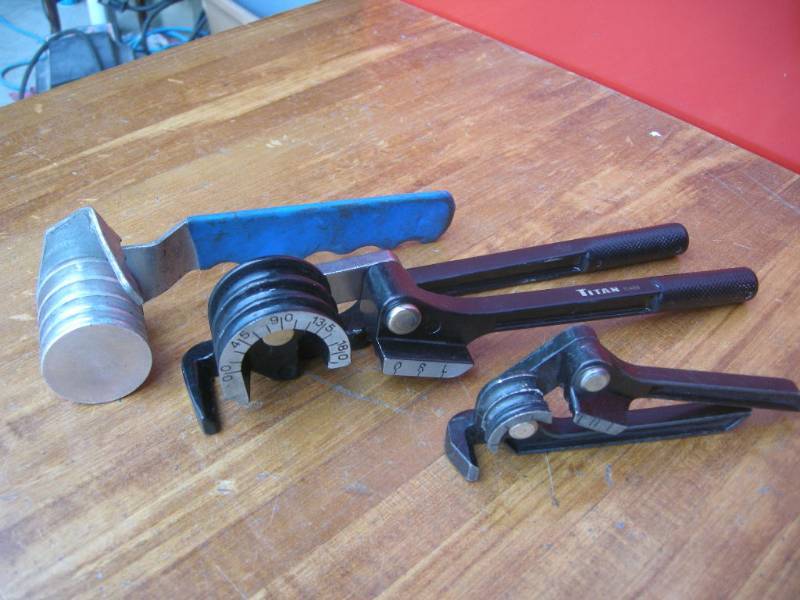 lot 214 image: 3 Brake Line Tube Benders