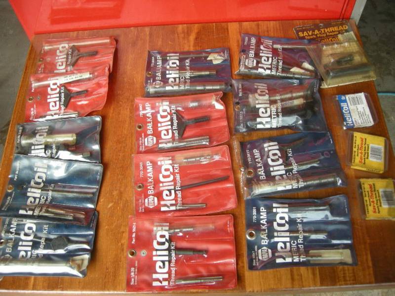 lot 275 image: Several Helicoil Thread Repair Kits